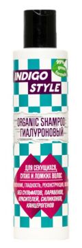 Indigo Organic Шампунь гиалуроновый для секущихся, сухих и ломких волос
